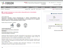 Tablet Screenshot of foresightgom.pl